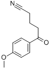 5-(4-METHOXYPHENYL)-5-OXOVALERONITRILE 结构式