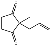 2-烯丙基-2-甲基-1,3-环戊烷二酮 结构式