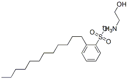 十二烷基苯磺酸与2-氨基乙醇的化合物 结构式