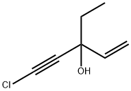 5-chloro-3-ethylpent-1-en-4-yn-3-ol 结构式