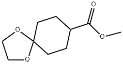 1,4-二噁螺[4.5]癸烷-8-羧酸甲酯 结构式