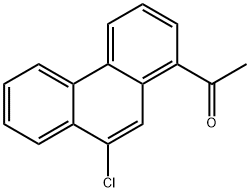 1-(9-chlorophenanthren-1-yl)ethanone 结构式