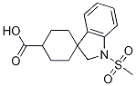 Spiro[cyclohexane-1,3'-[3H]indole]-4-carboxylic acid, 1',2'-dihydro-1'-(Methylsulfonyl)-, (1alpha,4beta)- 结构式