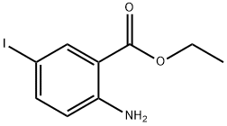 2-氨基-5-碘苯甲酸乙酯 结构式
