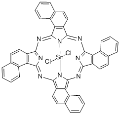 2,3-二氯化萘酞菁锡 结构式
