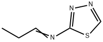 1,3,4-Thiadiazole,  2-(propylideneamino)-  (8CI) 结构式