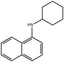 N-cyclohexylnaphthalen-1-amine 结构式