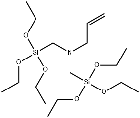 N,N-bis[(triethoxysilyl)methyl]allylamine 结构式