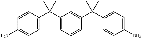 1,3-双[2-(4-氨基苯基)-2-丙基]苯 结构式
