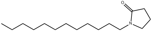 N-十二烷基吡咯烷酮 结构式