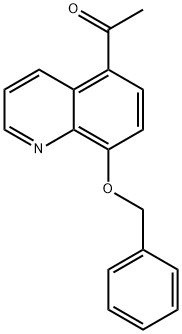 5-Acetyl-8-(phenylMethoxy)quinoline 结构式