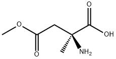L-Aspartic acid, 2-methyl-, 4-methyl ester (9CI) 结构式