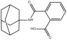 2-[(金刚烷-1-基)氨基甲酰基]苯甲酸 结构式
