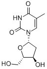 L-胸苷 结构式