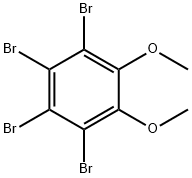 1,2,3,4-四溴-5,6-二甲氧基苯 结构式