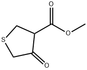 4-氧四氢噻酚-3-羧酸甲酯 结构式