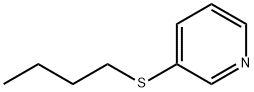 Butyl(pyridine-3-yl) sulfide 结构式