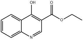 4-羟基喹啉-3-甲酸乙酯 结构式