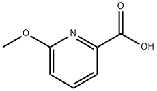6-甲氧基吡啶-2-甲酸 结构式
