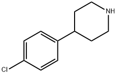 4-(4-氯苯基)哌啶 结构式