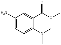 Benzoic acid, 5-amino-2-(dimethylamino)-, methyl ester (9CI) 结构式