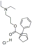 3-(diethylamino)propyl 2-phenylbicyclo[2.2.1]heptane-2-carboxylate hydrochloride 结构式