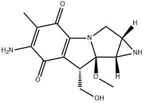 10-去氨甲酰丝裂霉素C 结构式