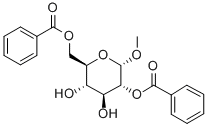 METHYL-2,6-DI-O-BENZOYL-ALPHA-D-GLUCOPYRANOSIDE 结构式