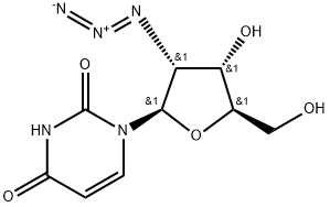 2'-叠氮-2'-脱氧尿苷 结构式