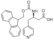 FMOC-(R)-3-AMINO-4-(4-PYRIDYL)-BUTYRIC ACID 结构式