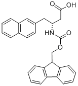 FMOC-(R)-3-氨基-4-(2-萘基)-丁酸 结构式