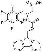 FMOC-(R)-3-氨基-4-(五氟苯基)丁酸 结构式