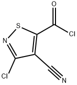 5-Isothiazolecarbonyl chloride, 3-chloro-4-cyano- (9CI) 结构式