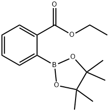 2-乙氧羰基苯硼酸频哪醇酯 结构式