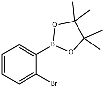 2-(2-溴苯基)-4,4,5,5-四甲基-1,3,2-二杂氧戊硼烷 结构式