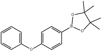 苯氧基苯-4-硼酸频哪醇酯 结构式