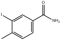 3-碘-4-甲基苯甲酰胺 结构式
