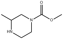1-Piperazinecarboxylicacid,3-methyl-,methylester(8CI,9CI) 结构式