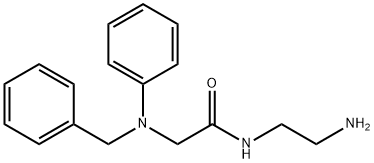 N-(2-AMINO-ETHYL)-2-(BENZYL-PHENYL-AMINO)-ACETAMIDE MALEATE 结构式
