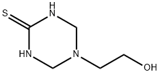 tetrahydro-5-(2-hydroxyethyl)-1,3,5-triazine-2(1H)-thione 结构式