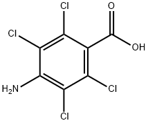 4-Amino-2,3,5,6-tetrachlorobenzoic acid 结构式