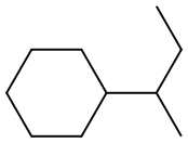 butan-2-ylcyclohexane 结构式