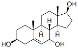 5-雄烯-3Β,7Β,17Β-三醇 结构式