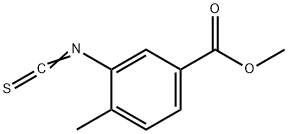 Benzoic acid, 3-isothiocyanato-4-methyl-, methyl ester (9CI) 结构式