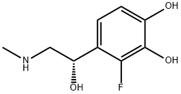 1,2-Benzenediol, 3-fluoro-4-[(1S)-1-hydroxy-2-(methylamino)ethyl]- (9CI) 结构式