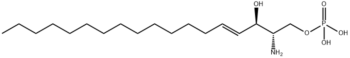 D-苏式-鞘胺醇-1-磷酸 结构式
