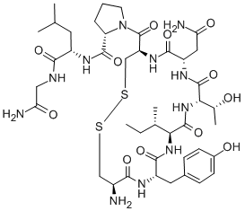 4-(L-苏氨酸)缩宫素 结构式