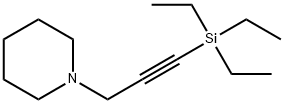 1-[3-(Triethylsilyl)-2-propynyl]piperidine 结构式