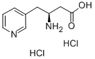 (S)-3-氨基-4-(3-吡啶基)丁酸二盐酸盐 结构式