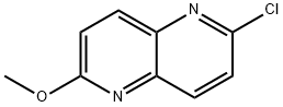 2-氯-6-甲氧基-1,5-萘啶 结构式